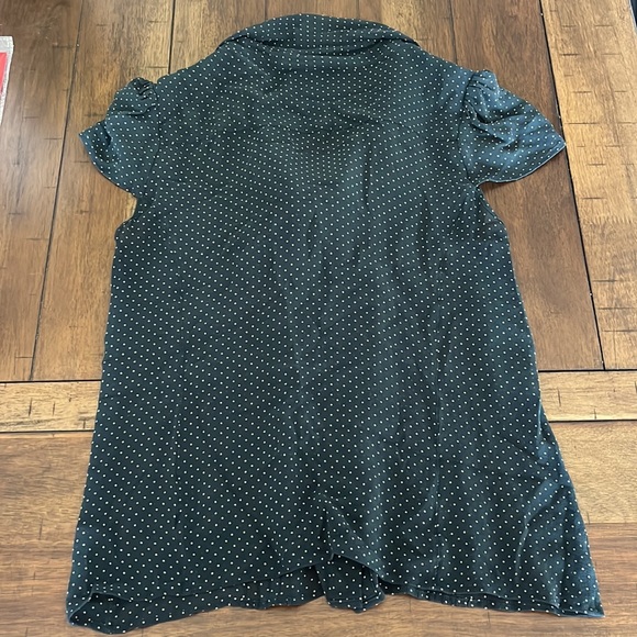 Banana Republic Silk Polka Dot Button-Up Blouse - Picture 5 of 5
